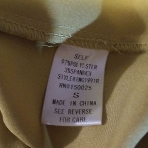 Emory Park Jumpsuit small gree second skin pre-owned - Picture 14 of 15